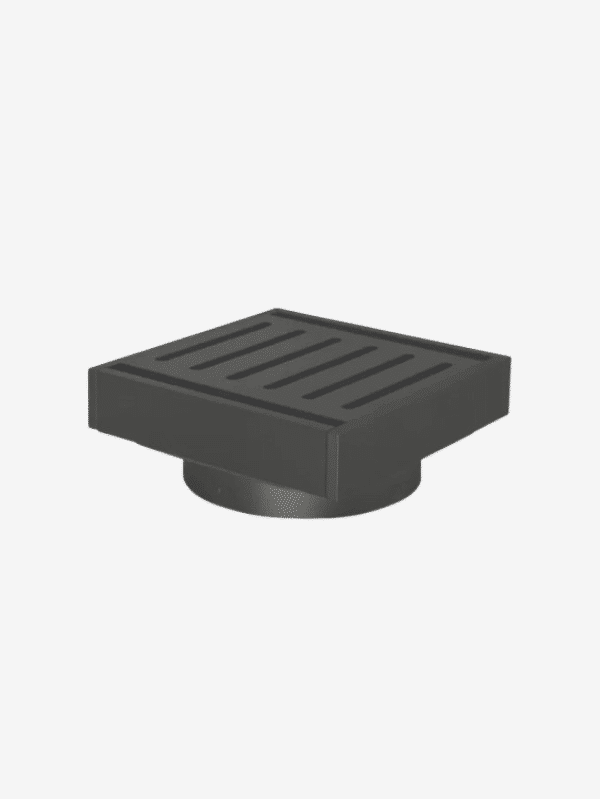Ezy Flow Guard Floor Waste Brushed Black