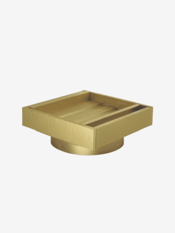 Ezy Flow Guard Floor Waste Brushed Gold Tile Insert