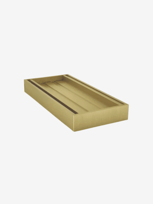 Ezy Flow Guard Brushed Gold Tile Insert