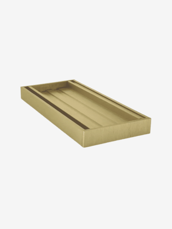 Ezy Flow Guard Brushed Gold Tile Insert
