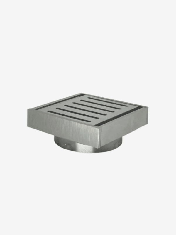 Ezy Flow Guard Floor Waste Brushed Silver