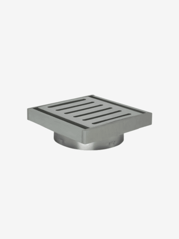 Ezy Flow Guard Floor Waste Brushed Silver